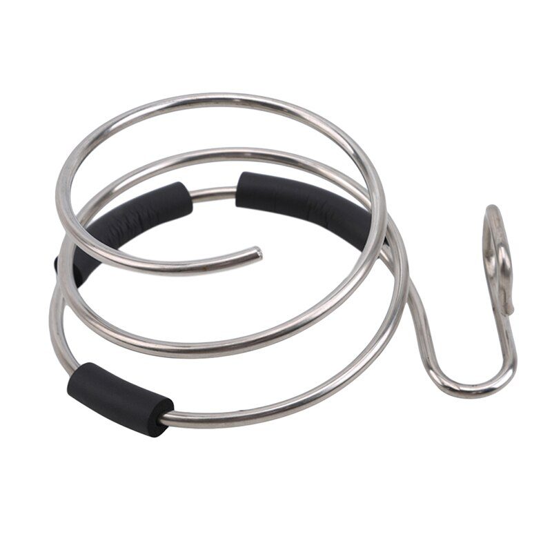 Hair Dryer Holder Blower Organizer Adhesive Wall Mounted Nail Free No Drilling Stainless Steel Spiral Stand For Bathroom