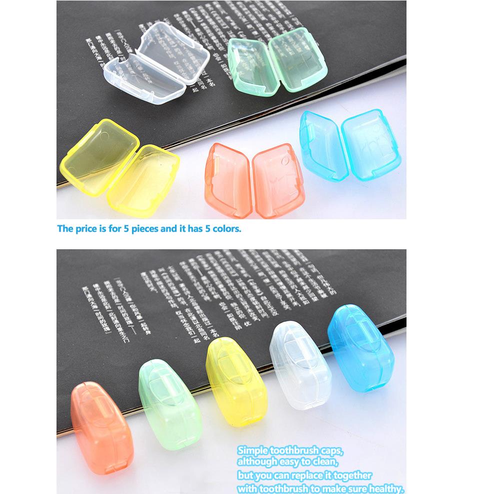 5Pcs/set Portable Toothbrush Cover Holder Travel Hiking Camping Brush Cap Case YKS Health Germproof Toothbrushes Protector 5Pcs/set Portable Toothbrush Cover Holder Travel Hiking Camping Brush Cap Case YKS Health Germproof Toothbrushes Protector