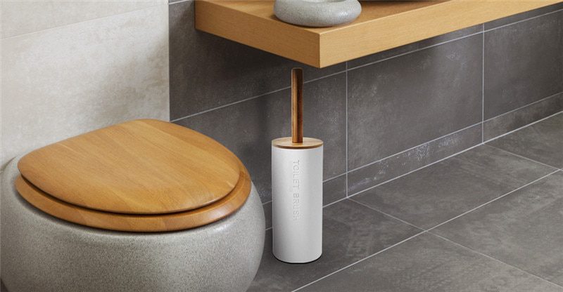 Bathroom Accessories Set Soap Dispenser Bottle Dish Washroom Toothbrush Holder Cup Suit Lotion Rack Toilet Brush Garbage Can