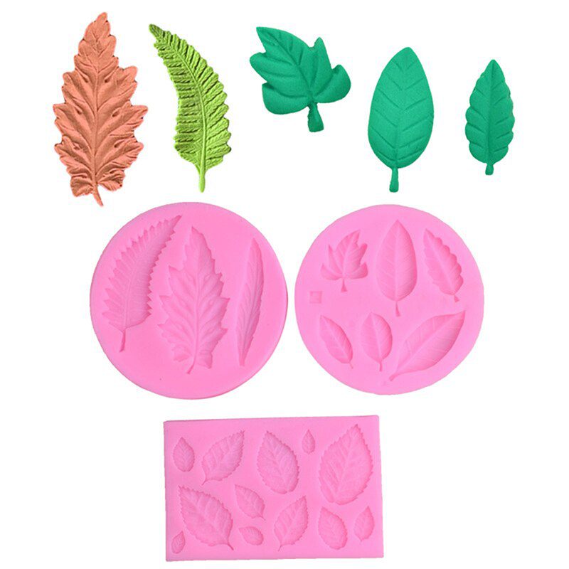 3D Flower Silicone Molds Fondant Craft Cake Candy Chocolate Sugarcraft Ice Pastry Baking Tool Mould
