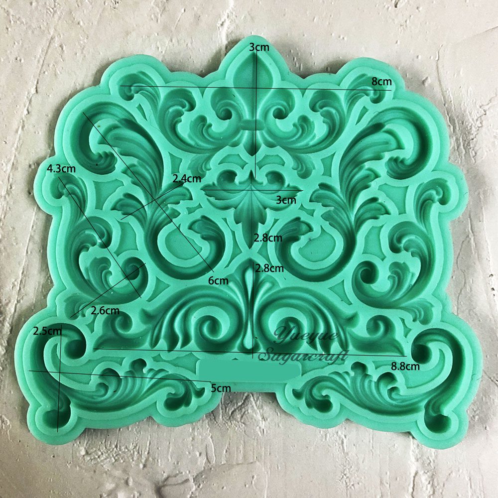 Relief Silicone Epoxy Resin Plaster Mould cake mold fondant molds cake decorating tools DIY resin molds earring molds