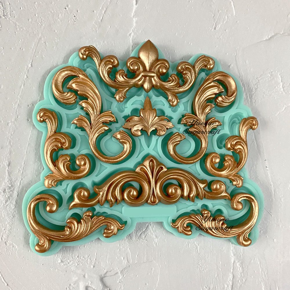 Relief Silicone Epoxy Resin Plaster Mould cake mold fondant molds cake decorating tools DIY resin molds earring molds