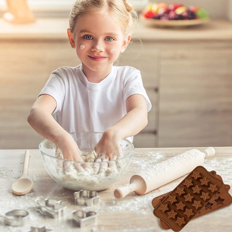 Christmas shape design Cookie Shaping Decorating Baking Trays Xmas Chocolate Mold Gingerbread Man Christmas Candy Mould