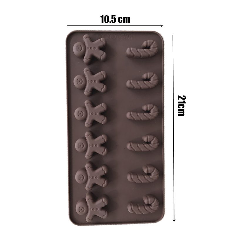 Christmas shape design Cookie Shaping Decorating Baking Trays Xmas Chocolate Mold Gingerbread Man Christmas Candy Mould