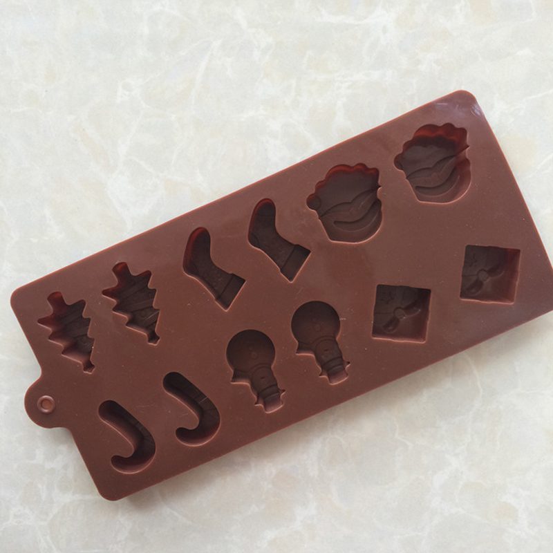 Christmas shape design Cookie Shaping Decorating Baking Trays Xmas Chocolate Mold Gingerbread Man Christmas Candy Mould