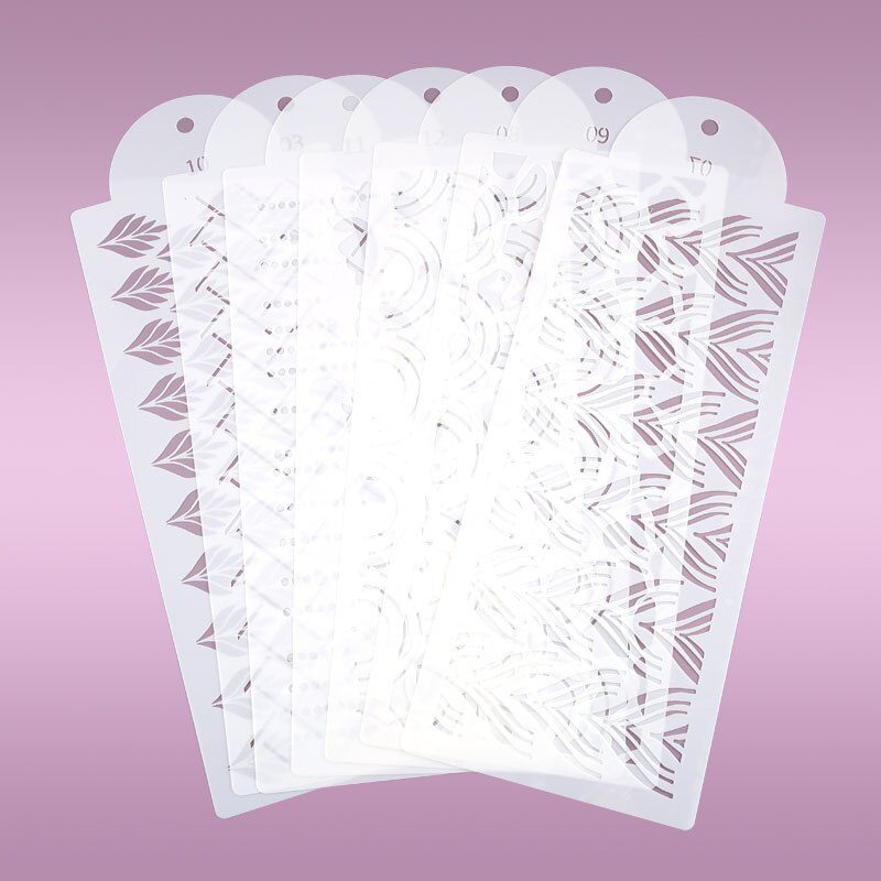 Fondant Cake Mesh Stencil Stamps Stencils Embossing For Decorating Tool Plastic Spray Mold Cookies Chocolate Drawing Painting