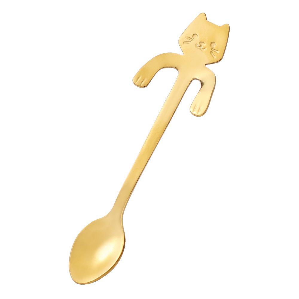 Stainless Steel Coffee Spoon Lovely Cute Cat Shape Teaspoon Dessert Snack Scoop Ice Cream Mini Spoons Tableware Kitchen Tools Stainless Steel Coffee Spoon Lovely Cute Cat Shape Teaspoon Dessert Snack Scoop Ice Cream Mini Spoons Tableware Kitchen Tools