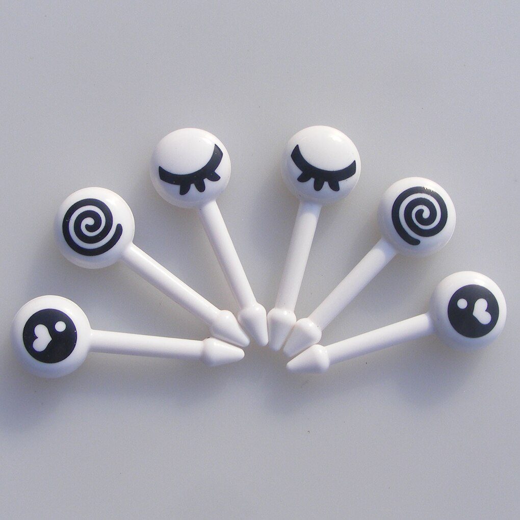 Lovely 6/10pcs Plastic Fruit Toothpick Lovely Eye Cartoon Forks Bento Decorative Tableware Food Picks Fish Fork Dessert Lovely 6/10pcs Plastic Fruit Toothpick Lovely Eye Cartoon Forks Bento Decorative Tableware Food Picks Fish Fork Dessert