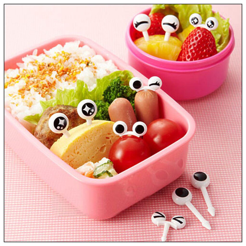 Lovely 6/10pcs Plastic Fruit Toothpick Lovely Eye Cartoon Forks Bento Decorative Tableware Food Picks Fish Fork Dessert Lovely 6/10pcs Plastic Fruit Toothpick Lovely Eye Cartoon Forks Bento Decorative Tableware Food Picks Fish Fork Dessert