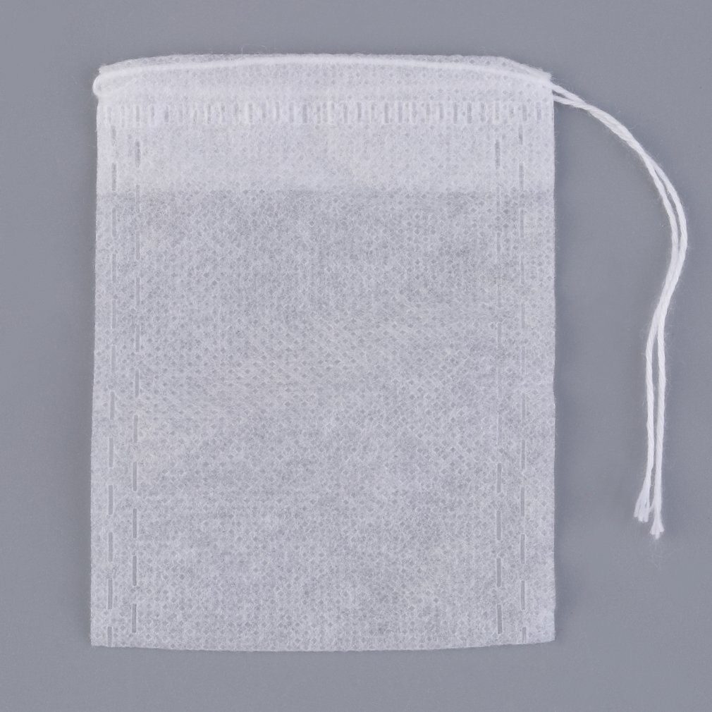 100Pcs/Lot Teabags 5 x 7CM Empty Scented Tea Bags With String Heal Seal Filter Paper for Herb Loose Tea