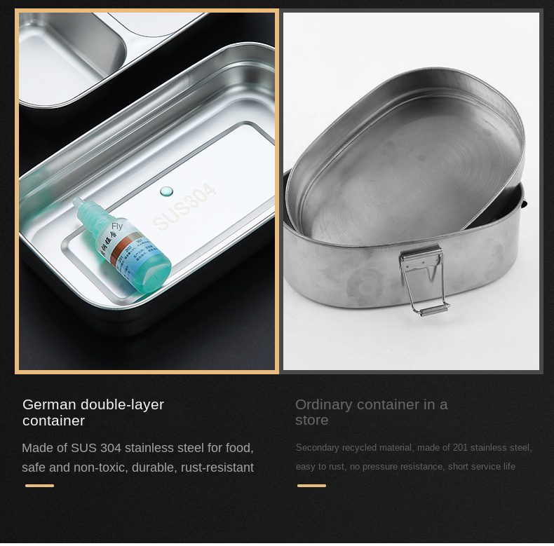 304 stainless steel lunch box for Adults Kids School Office 1/2 Layers Microwavable portable Grids bento Food Storage Containers 304 stainless steel lunch box for Adults Kids School Office 1/2 Layers Microwavable portable Grids bento Food Storage Containers