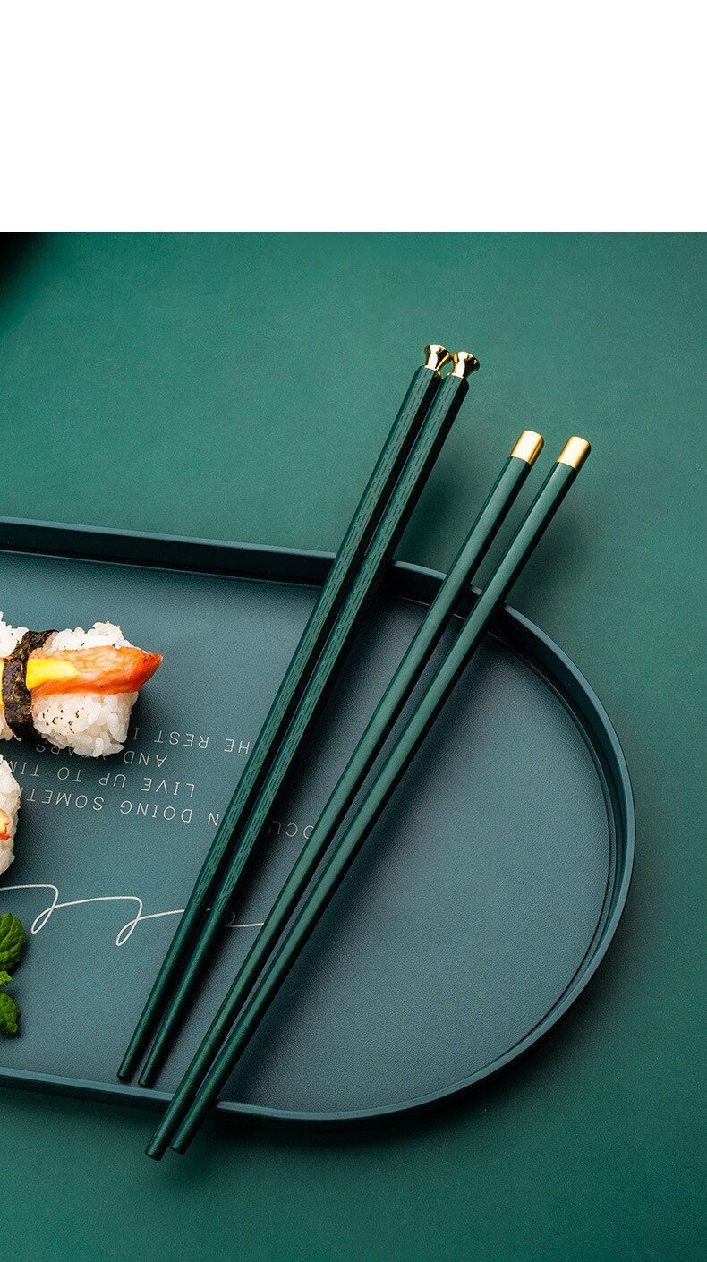 5Pairs High Quality Japanese Non-Slip Chopsticks Korean Home Hotel Restaurant Portable Healthy Food Stick For Sushi Chopsticks