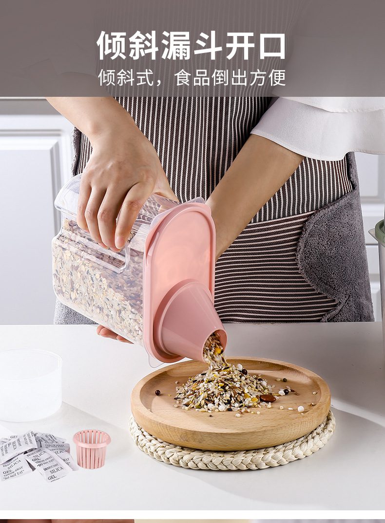 Plastic Cereal Dispenser Storage Box Kitchen Food Grain Rice Container Nice Kitchen Rice Storage Box Flour Grain Storage Plastic Cereal Dispenser Storage Box Kitchen Food Grain Rice Container Nice Kitchen Rice Storage Box Flour Grain Storage