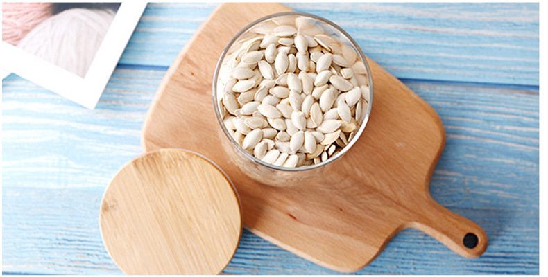 Glass Jar With Lid Cookie Kitchen Storage Jars And Lids Mason Candy Spices Glass Container Wholesale Condiments Organizer