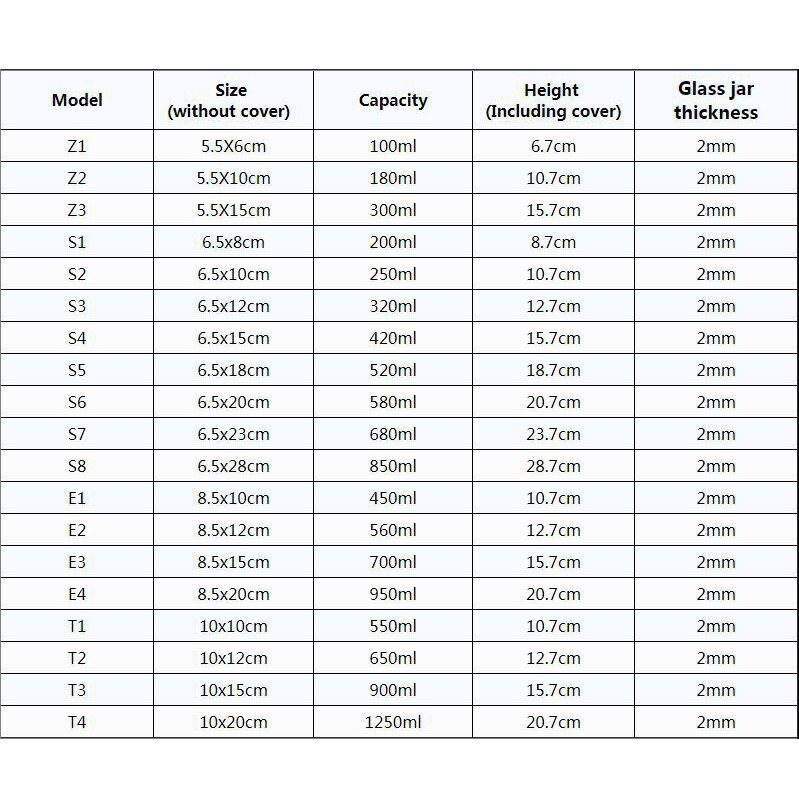 Glass Jar With Lid Cookie Kitchen Storage Jars And Lids Mason Candy Spices Glass Container Wholesale Condiments Organizer