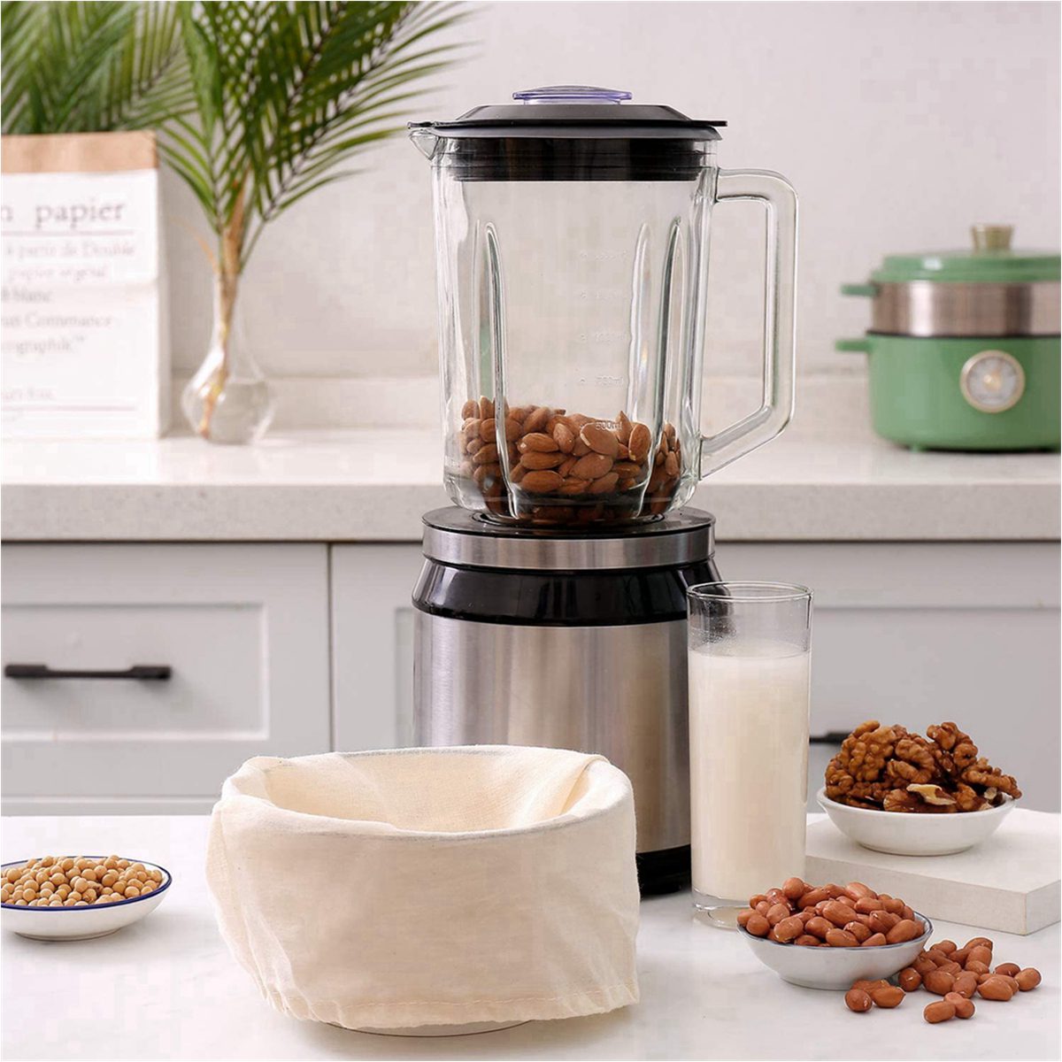 Reusable Cheese Cloth Cheesecloth Bags for Straining Nut Milk Bags Cold Brew Bags Tea Yogurt Coffee Filter Strainers Bag Reusable Cheese Cloth Cheesecloth Bags for Straining Nut Milk Bags Cold Brew Bags Tea Yogurt Coffee Filter Strainers Bag