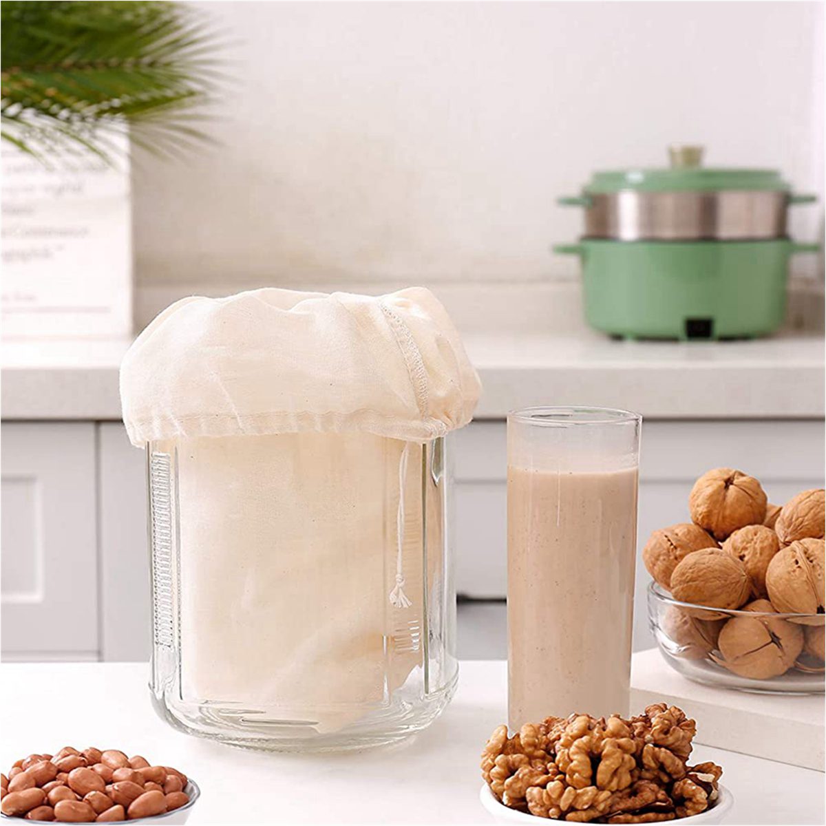 Reusable Cheese Cloth Cheesecloth Bags for Straining Nut Milk Bags Cold Brew Bags Tea Yogurt Coffee Filter Strainers Bag Reusable Cheese Cloth Cheesecloth Bags for Straining Nut Milk Bags Cold Brew Bags Tea Yogurt Coffee Filter Strainers Bag