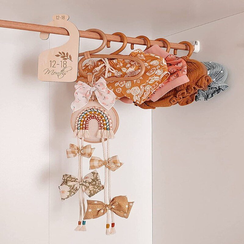 7Pc/Set Newborn 24 Months Baby Closet Dividers Wood Nursery Clothes Organizers Infant Wardrobe Divider Label for 0-7 Years Old 7Pc/Set Newborn 24 Months Baby Closet Dividers Wood Nursery Clothes Organizers Infant Wardrobe Divider Label for 0-7 Years Old