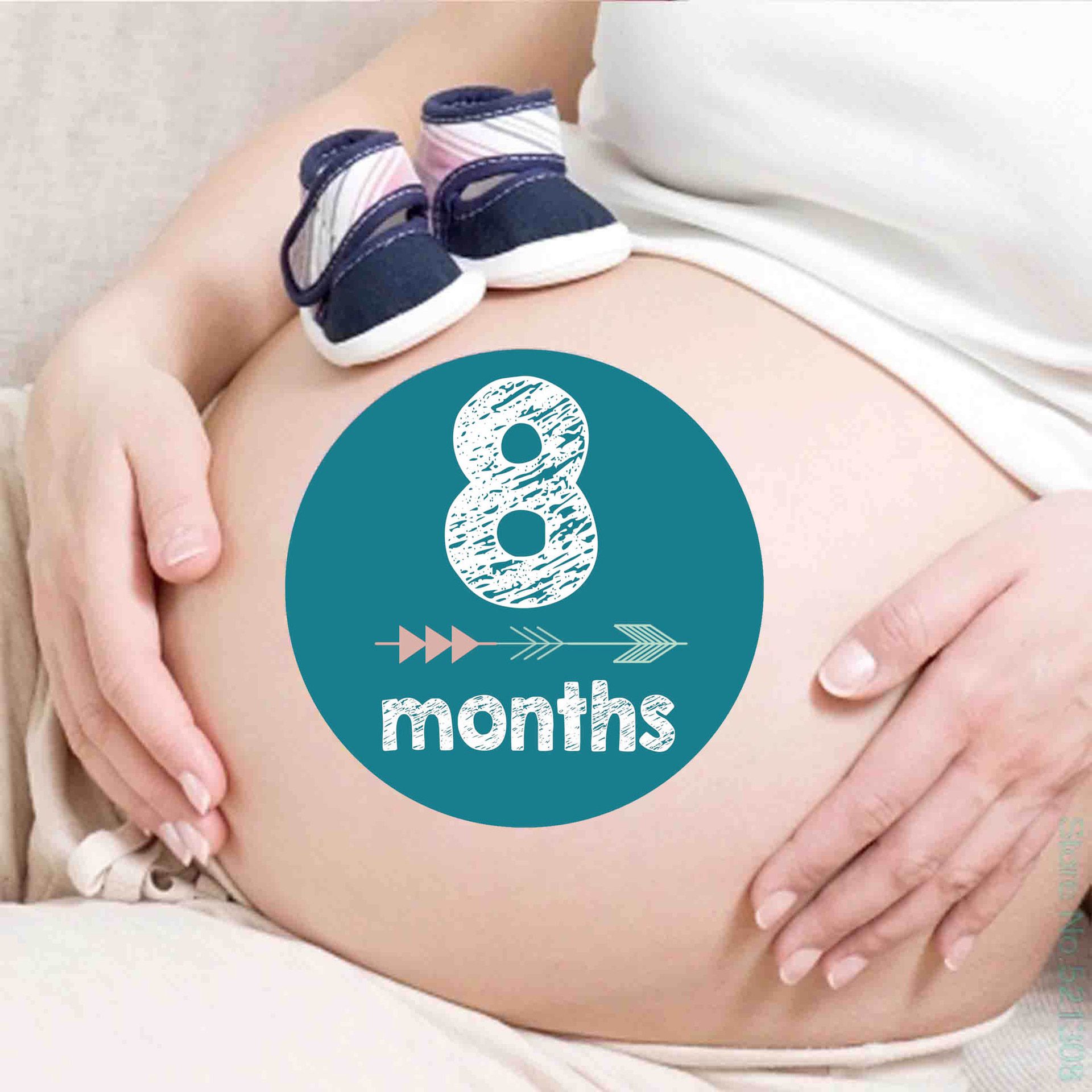 12 Pcs Month Sticker Baby Photography Milestone Memorial Monthly Newborn Kids Commemorative Card Number Photo Accessories Gifts