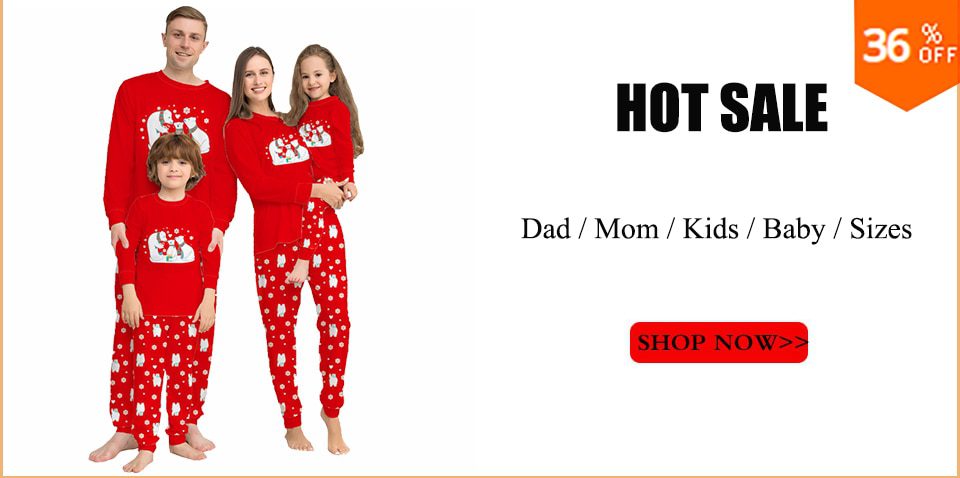 Christmas Pajamas Family Matching 2022 New Year Father Mother Kids Baby Look Clothes Set Dad Mom And Daughter Son Pyjamas Outfit