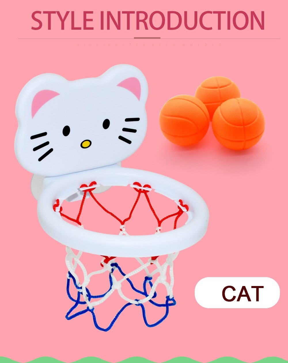 Baby Kids Mini Shooting Basket Bathtub Water Play Set Basketball Backboard with 3 Balls Funny Shower Bath Fun Toys for Toddlers