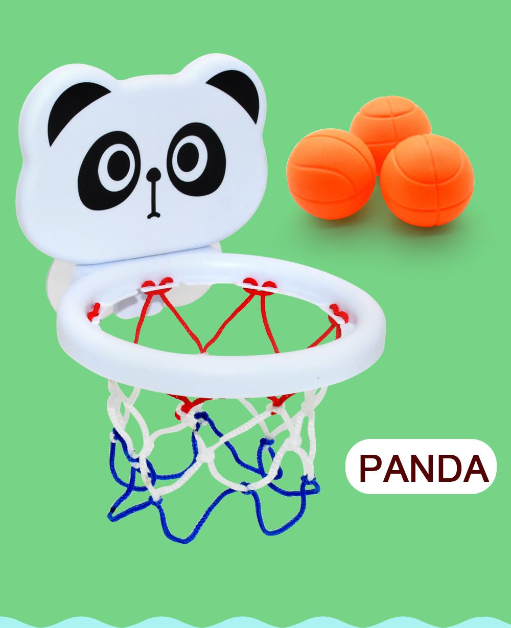 Baby Kids Mini Shooting Basket Bathtub Water Play Set Basketball Backboard with 3 Balls Funny Shower Bath Fun Toys for Toddlers