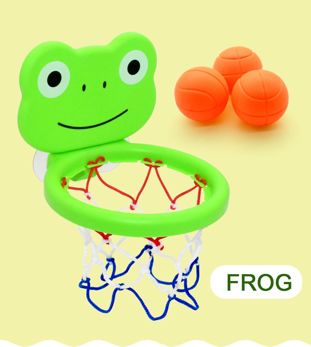 Baby Kids Mini Shooting Basket Bathtub Water Play Set Basketball Backboard with 3 Balls Funny Shower Bath Fun Toys for Toddlers