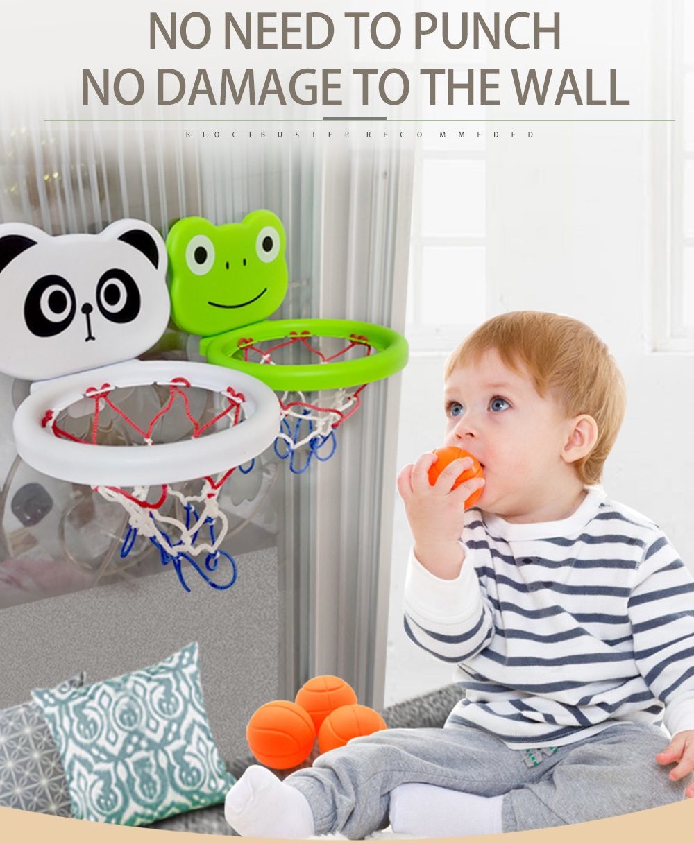 Baby Kids Mini Shooting Basket Bathtub Water Play Set Basketball Backboard with 3 Balls Funny Shower Bath Fun Toys for Toddlers