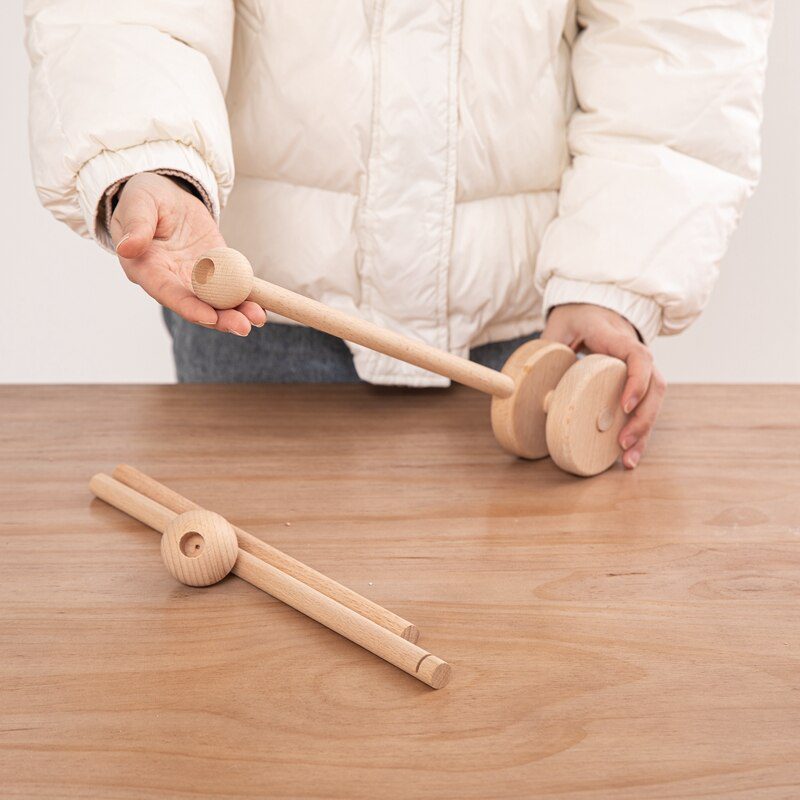 7Pcs  Assembly Rattles Bracket Set Infant Crib Mobile Bed Bell Bracket Protection Newborn Baby Toys Wooden Bed Bell Accessories