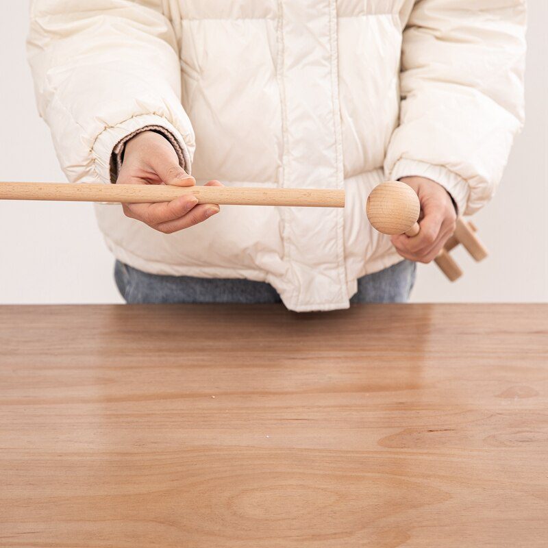 7Pcs  Assembly Rattles Bracket Set Infant Crib Mobile Bed Bell Bracket Protection Newborn Baby Toys Wooden Bed Bell Accessories