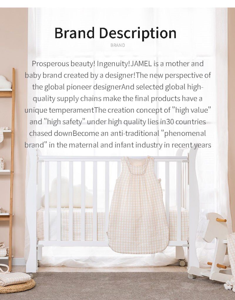 7Pcs  Assembly Rattles Bracket Set Infant Crib Mobile Bed Bell Bracket Protection Newborn Baby Toys Wooden Bed Bell Accessories