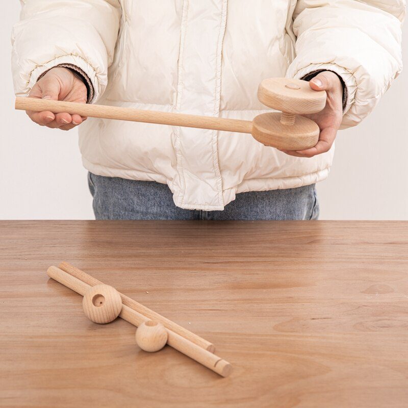 7Pcs  Assembly Rattles Bracket Set Infant Crib Mobile Bed Bell Bracket Protection Newborn Baby Toys Wooden Bed Bell Accessories