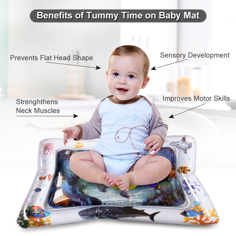 Baby Water Mat Inflatable Cushion Infant Toddler Water Play Mat for Children Early Education Developing Baby Toy Summer Toys