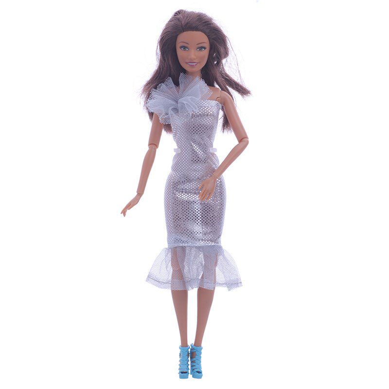 40Pcs Different High Heel Shoes Boots Fit For 11.8 Inch Barbie Doll Accessories,Child&Girl's Toys,Birthday Gift