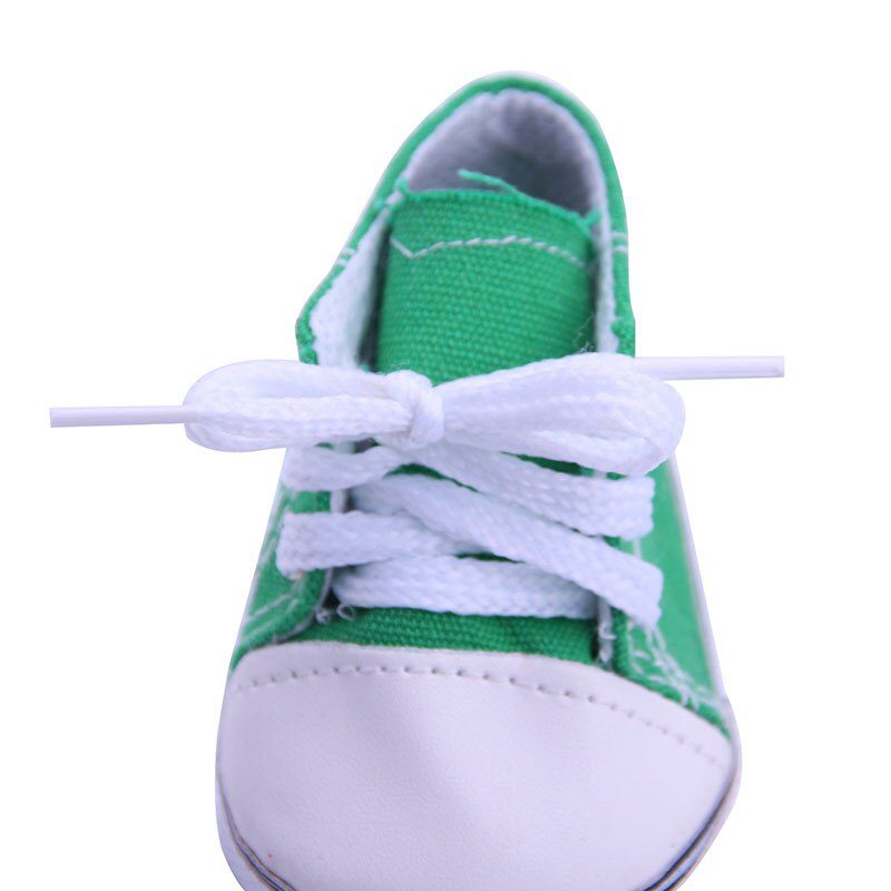 14 Styles 7 cm Canvas Doll Shoes Clothes Accessories For 43 cm Born Baby Clothes 18 Inch American Doll Girl Toy Our Generation
