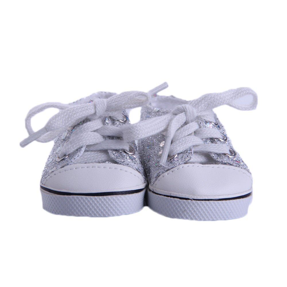 14 Styles 7 cm Canvas Doll Shoes Clothes Accessories For 43 cm Born Baby Clothes 18 Inch American Doll Girl Toy Our Generation