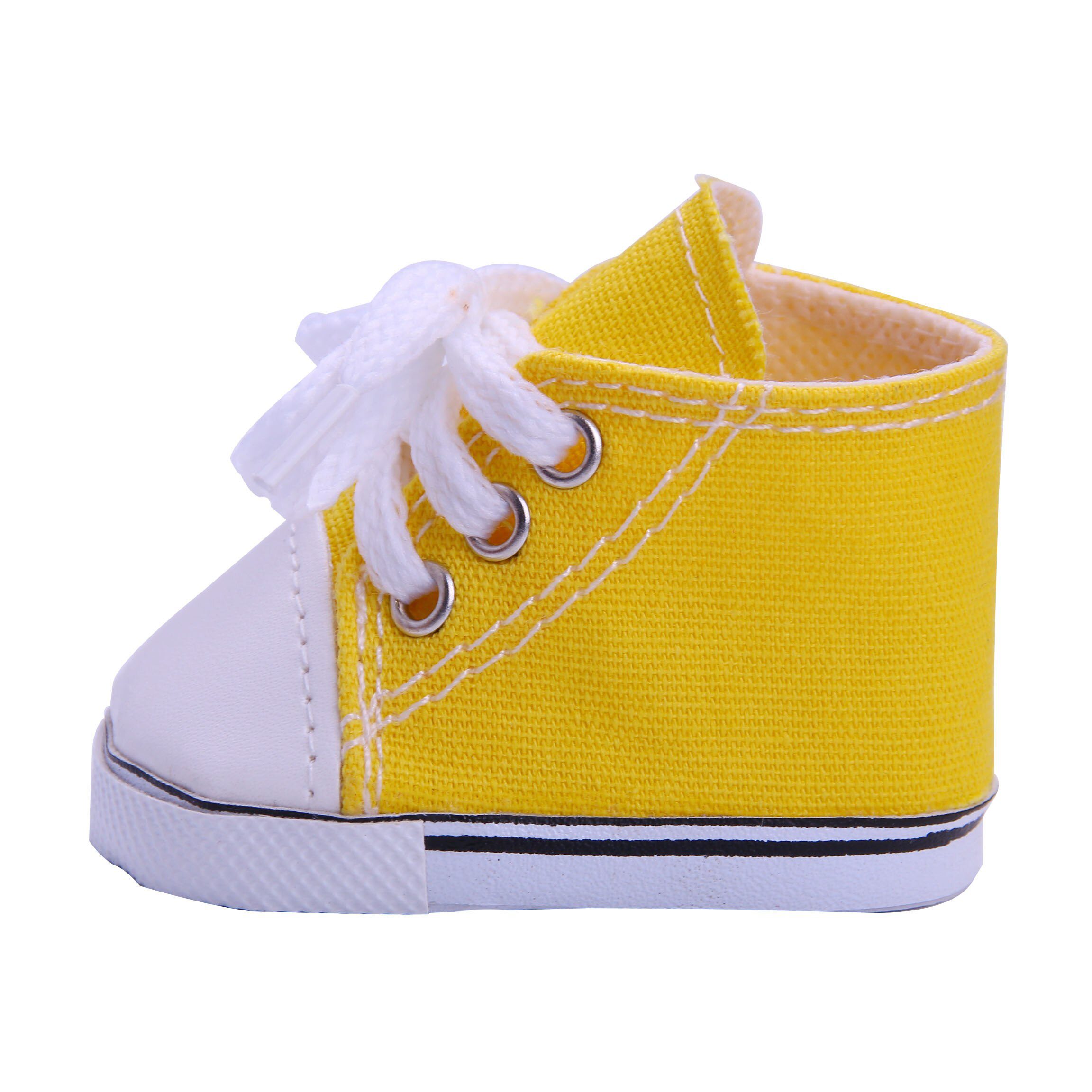 14 Styles 7 cm Canvas Doll Shoes Clothes Accessories For 43 cm Born Baby Clothes 18 Inch American Doll Girl Toy Our Generation