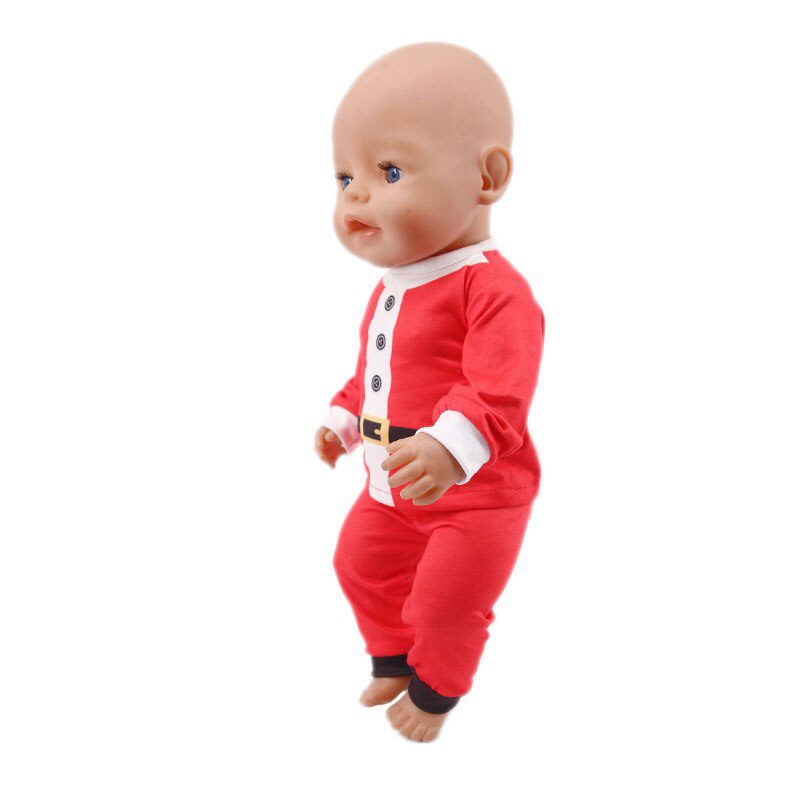 2 Pcs/Set=Shirts + Pants Doll Clothes Accessories For Born Baby 43cm Items & 18 Inch American Doll Girl's Toys & Our Generation