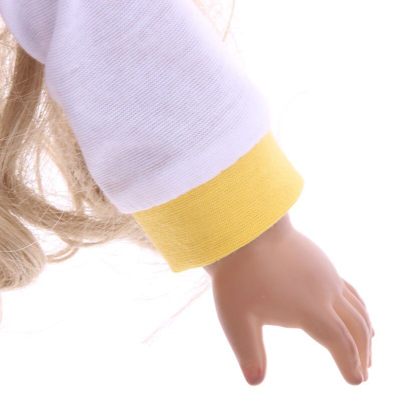 2 Pcs/Set=Shirts + Pants Doll Clothes Accessories For Born Baby 43cm Items & 18 Inch American Doll Girl's Toys & Our Generation