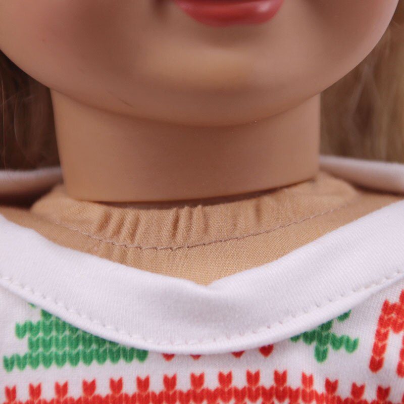 2 Pcs/Set=Shirts + Pants Doll Clothes Accessories For Born Baby 43cm Items & 18 Inch American Doll Girl's Toys & Our Generation