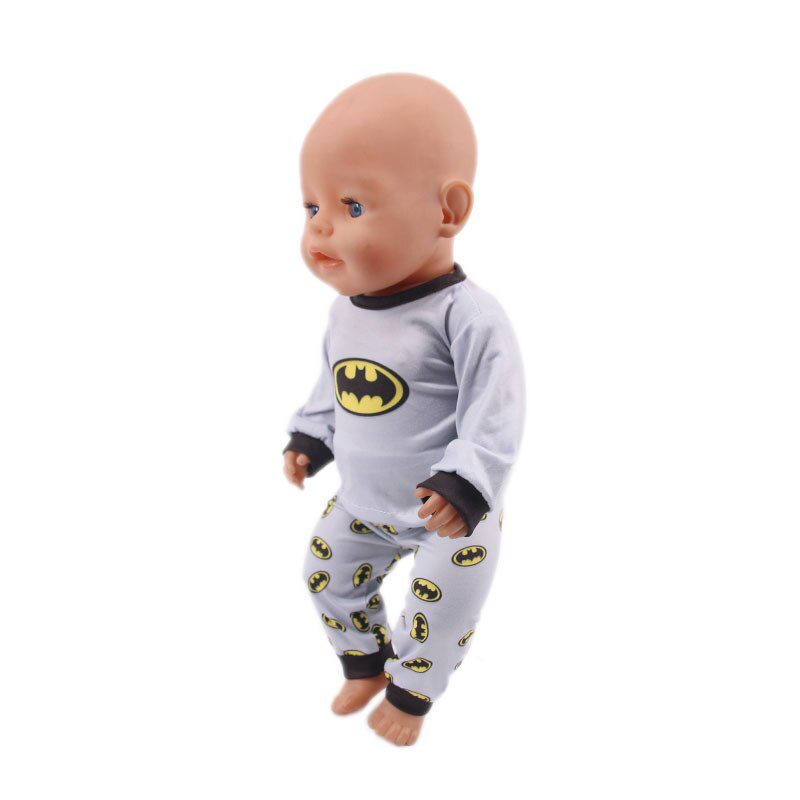 2 Pcs/Set=Shirts + Pants Doll Clothes Accessories For Born Baby 43cm Items & 18 Inch American Doll Girl's Toys & Our Generation