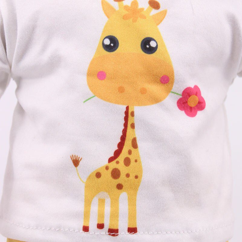 2 Pcs/Set=Shirts + Pants Doll Clothes Accessories For Born Baby 43cm Items & 18 Inch American Doll Girl's Toys & Our Generation