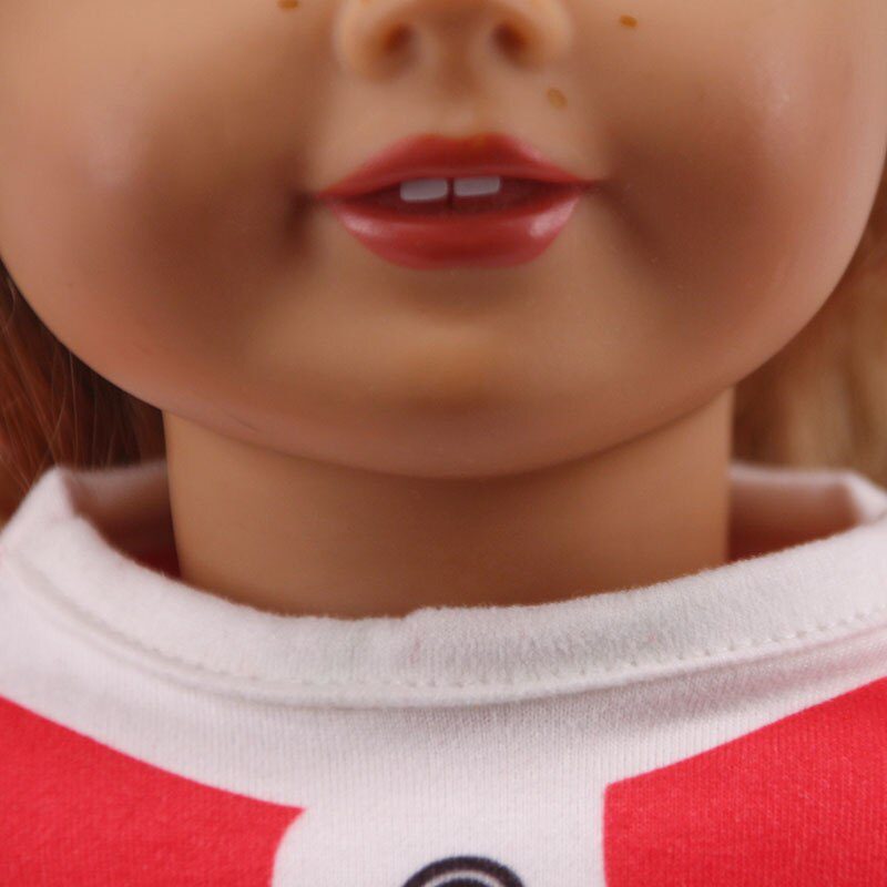 2 Pcs/Set=Shirts + Pants Doll Clothes Accessories For Born Baby 43cm Items & 18 Inch American Doll Girl's Toys & Our Generation