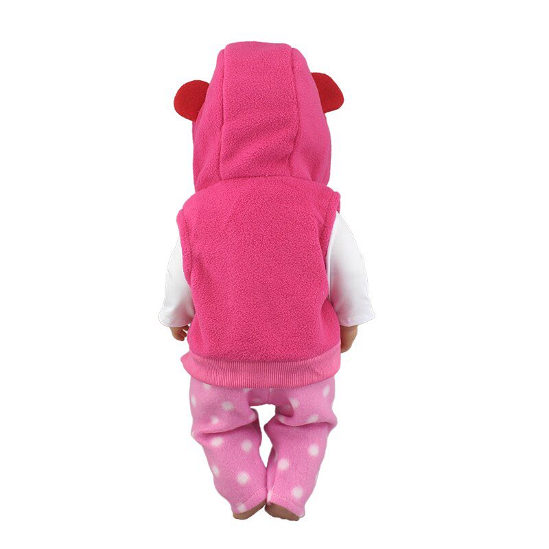 2022 New Cute frog Suits Fit For 43cm Baby Doll 17 Inch Reborn Baby Doll Clothes