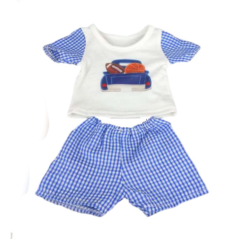 43cm Born New Baby Doll Clothes Pink Kitty Unicorn Pony Pajama Set 18 Inch Doll Clothes Baby Girl Birthday Gift