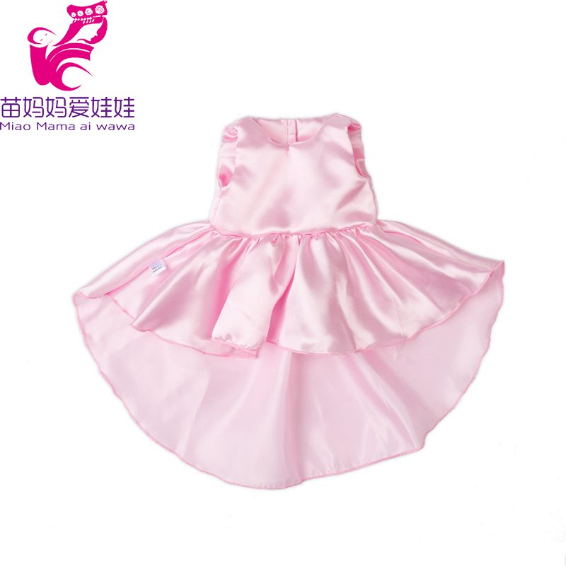 43cm Born New Baby Doll Clothes Pink Kitty Unicorn Pony Pajama Set 18 Inch Doll Clothes Baby Girl Birthday Gift