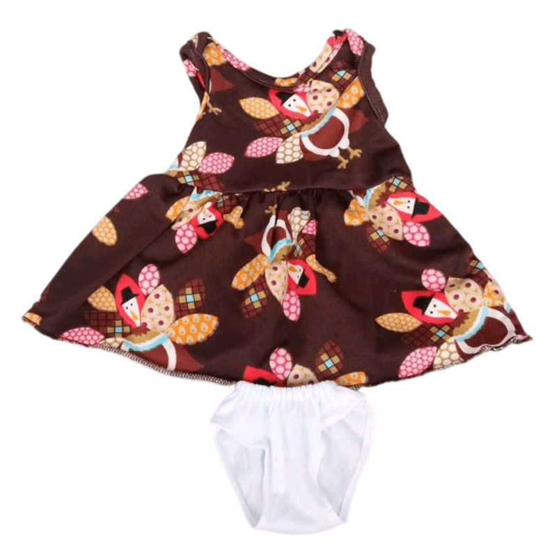 43cm Born New Baby Doll Clothes Pink Kitty Unicorn Pony Pajama Set 18 Inch Doll Clothes Baby Girl Birthday Gift