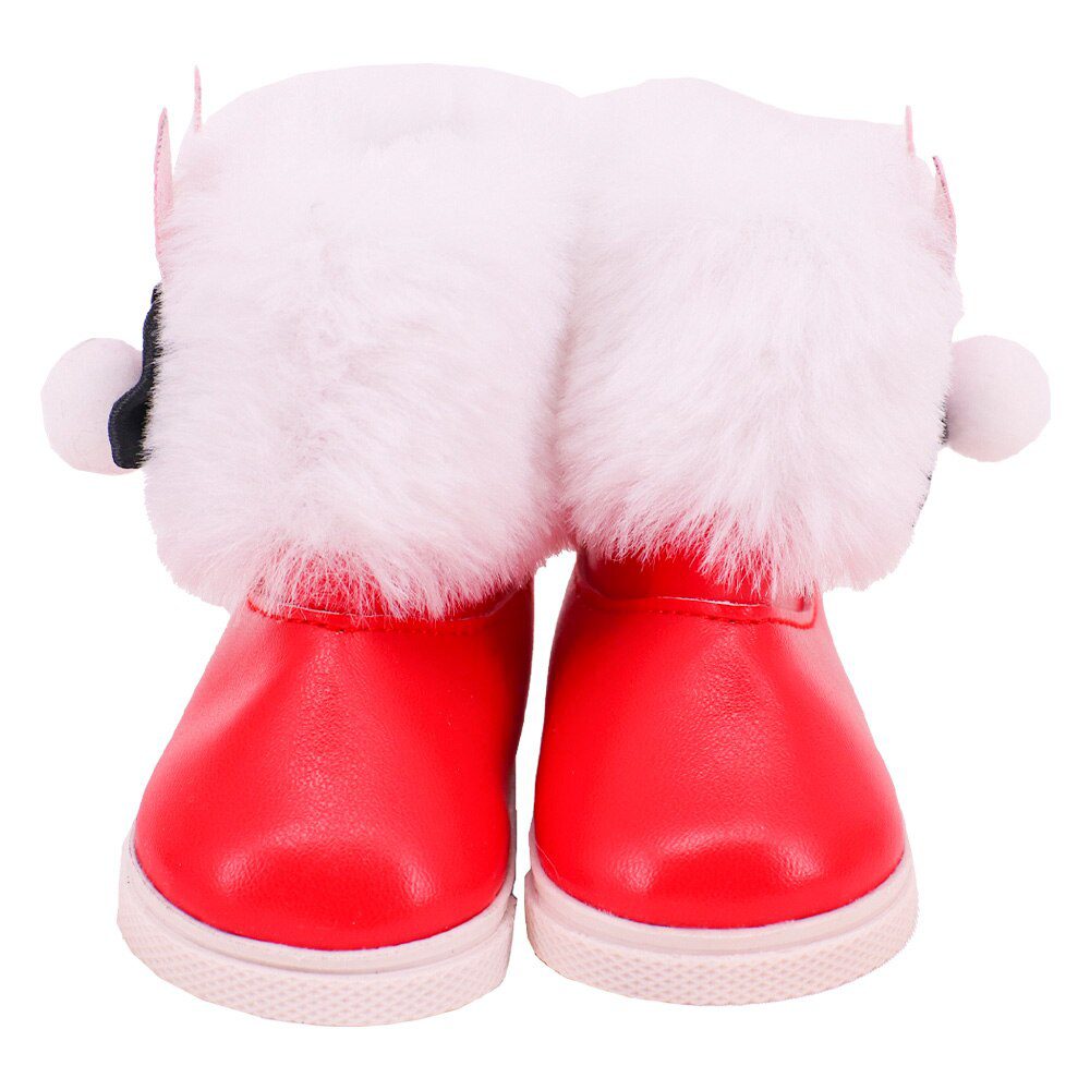 7cm Plush Boots Doll Shoes Clothes Accessories For 43cm Born Baby Doll,18 Inch Girl American,Our Generation,Toys For Girls,Gift