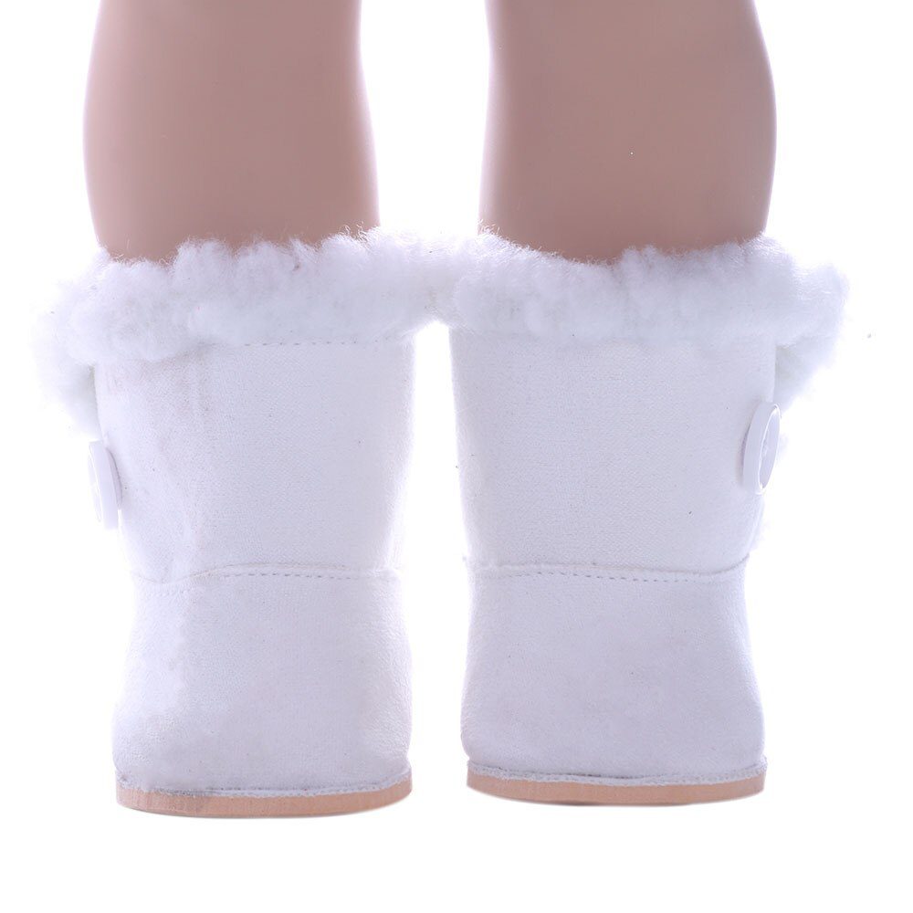 7cm Plush Boots Doll Shoes Clothes Accessories For 43cm Born Baby Doll,18 Inch Girl American,Our Generation,Toys For Girls,Gift