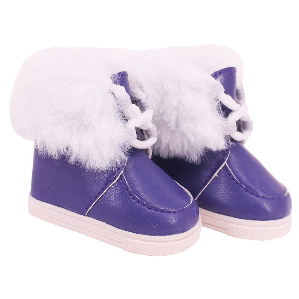 7cm Plush Boots Doll Shoes Clothes Accessories For 43cm Born Baby Doll,18 Inch Girl American,Our Generation,Toys For Girls,Gift